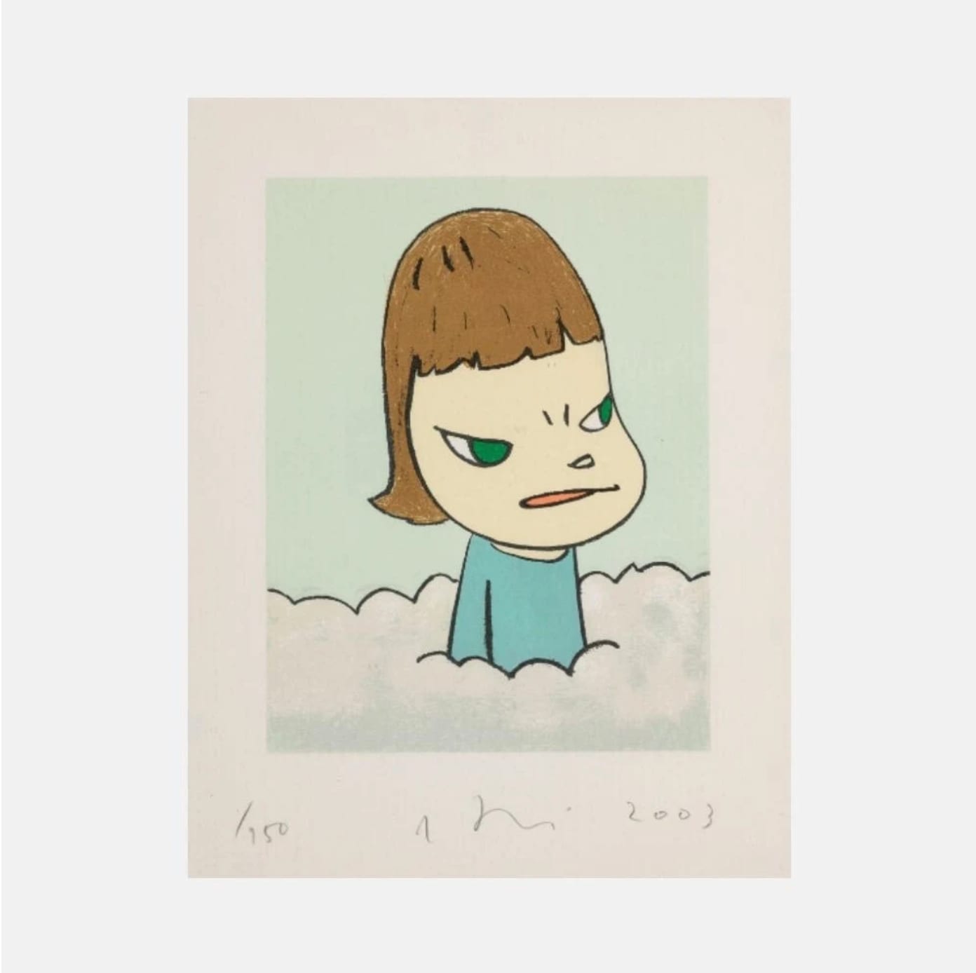 Yoshitomo Nara, In the Cloud, 2003