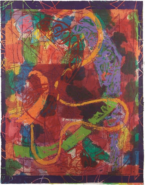 Frank Stella, Estoril Five II, from the Circuits series, 1982