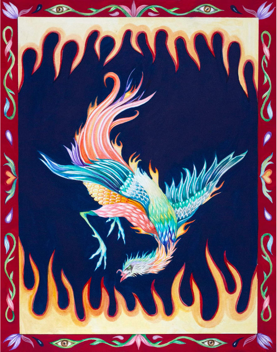 Hannah Lim, Flaming Phoenix, 2023