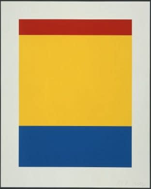 ELLSWORTH KELLY, Red Yellow Blue, 2000