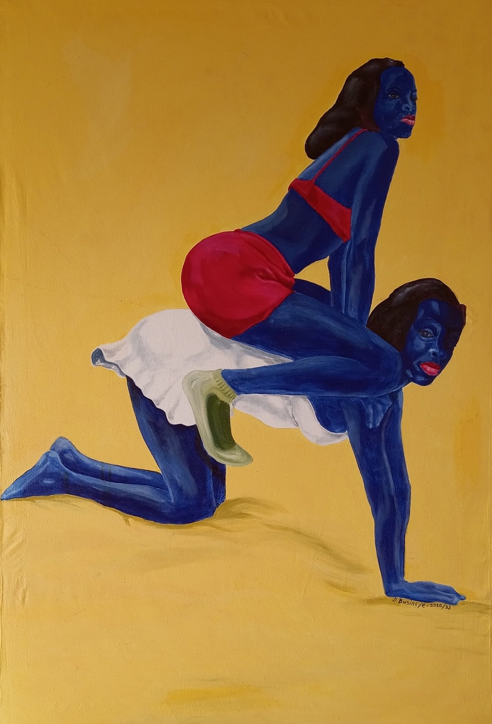 Doddridge Busingye, Playing Donkey, 2021