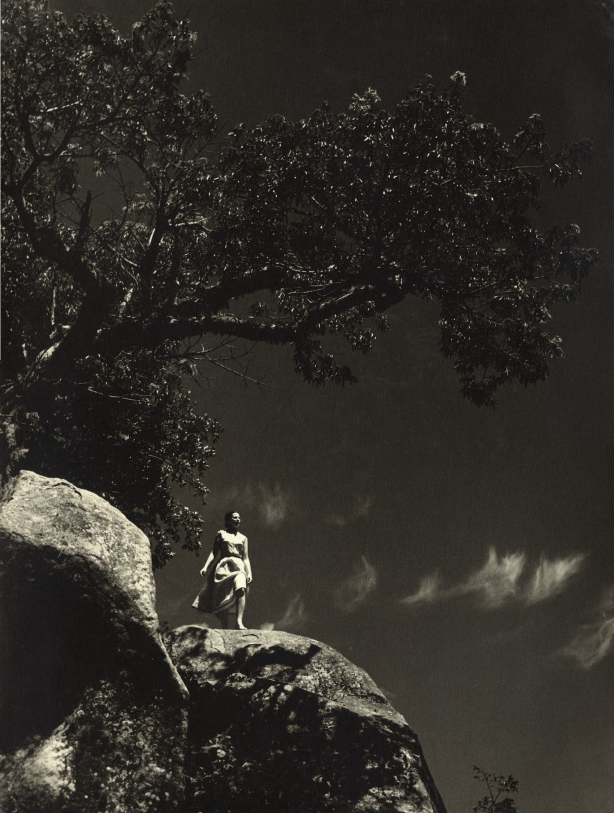 Arnaldo Florence, Olhando o horizonte, com Alice Kanji / Looking at the horizon, with Alice Kanji, c. 1951