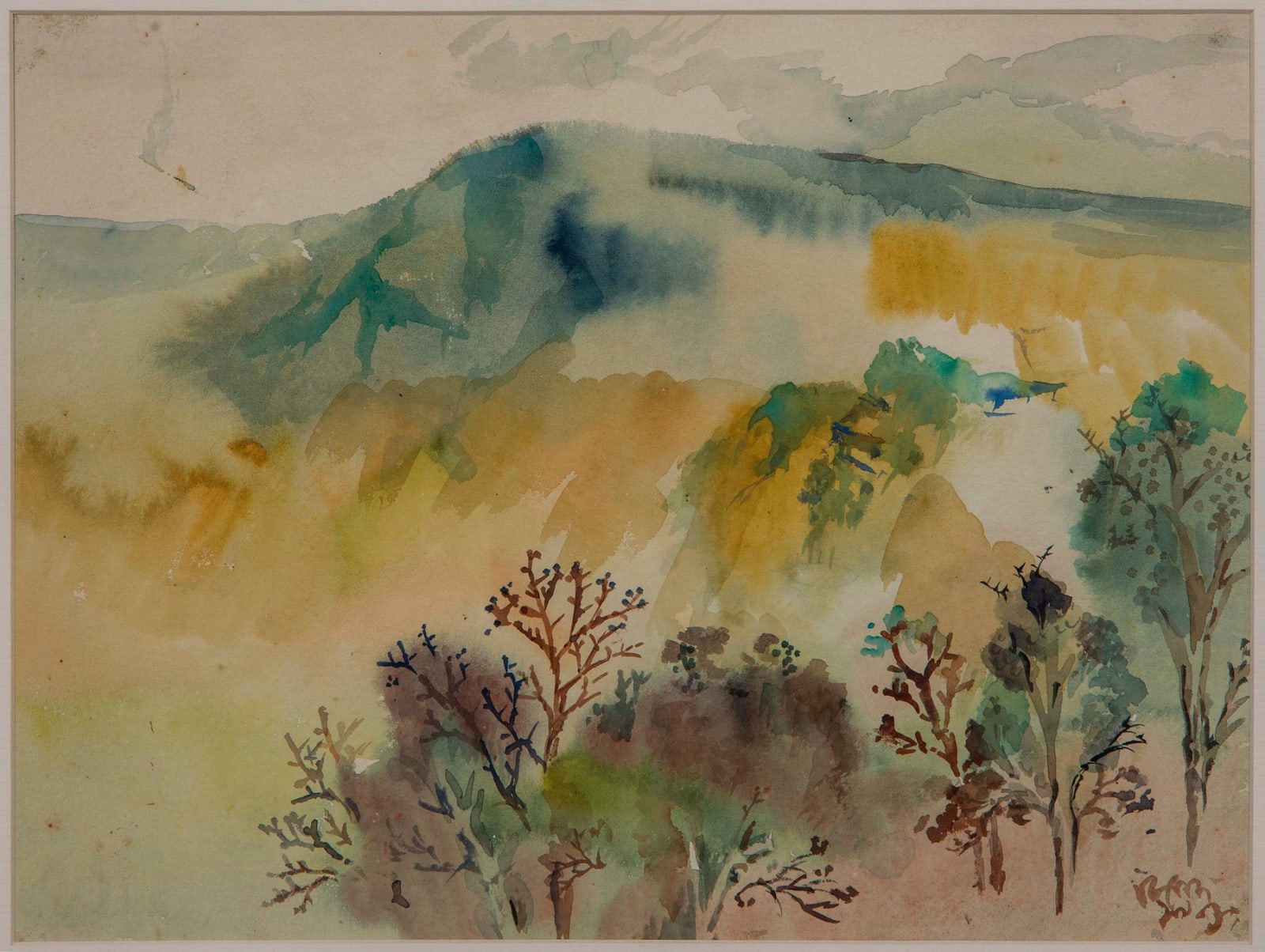 Benode Behari Mukherjee, Mussorie, 1953