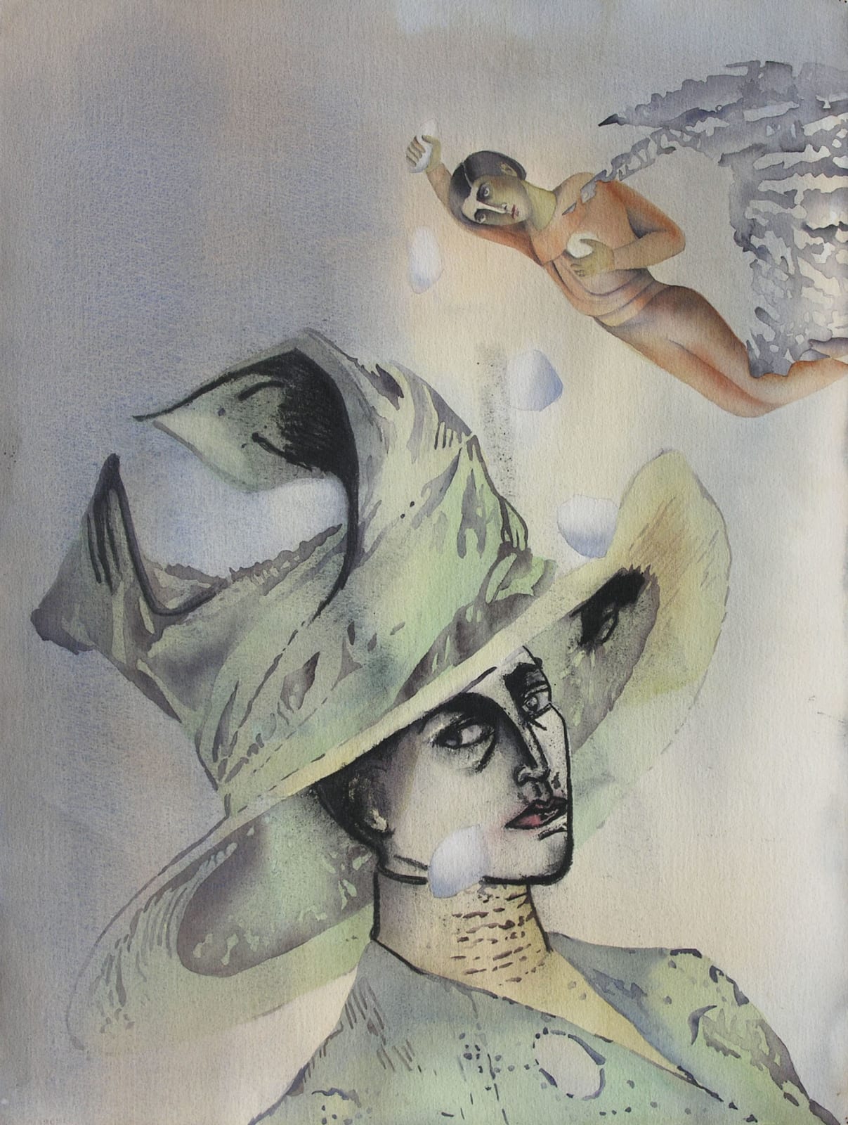 Anju Dodiya, Clouds, 2004