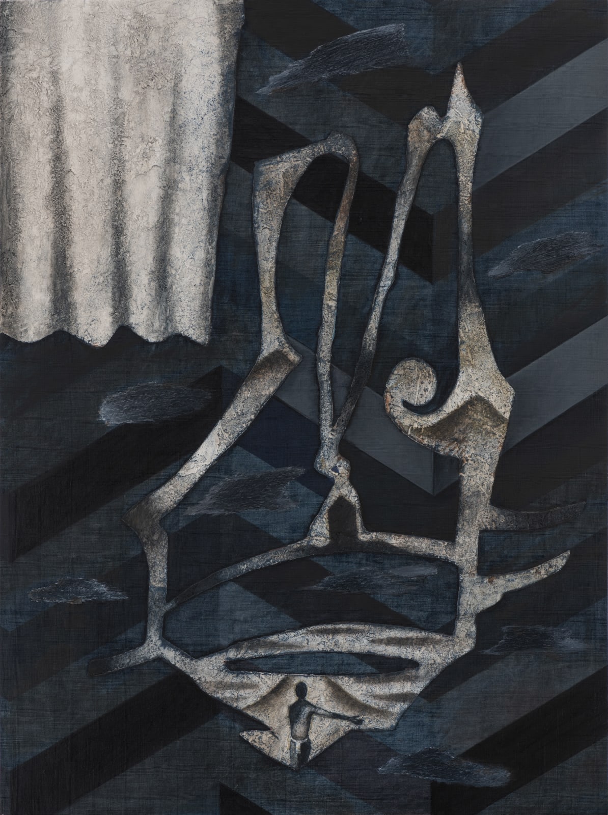 Atul Dodiya, Night Flight, 2018
