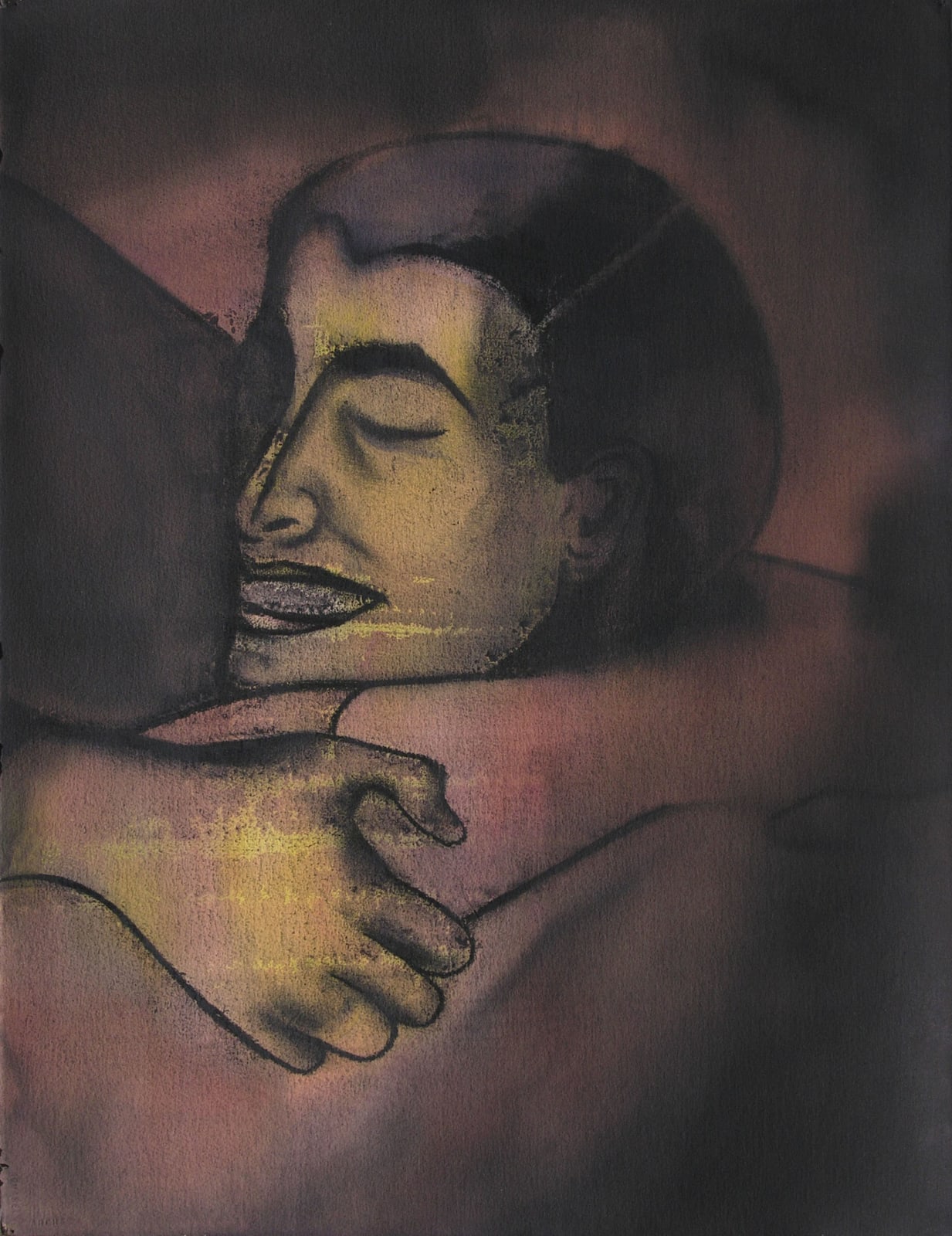 Anju Dodiya, Hug, 2004