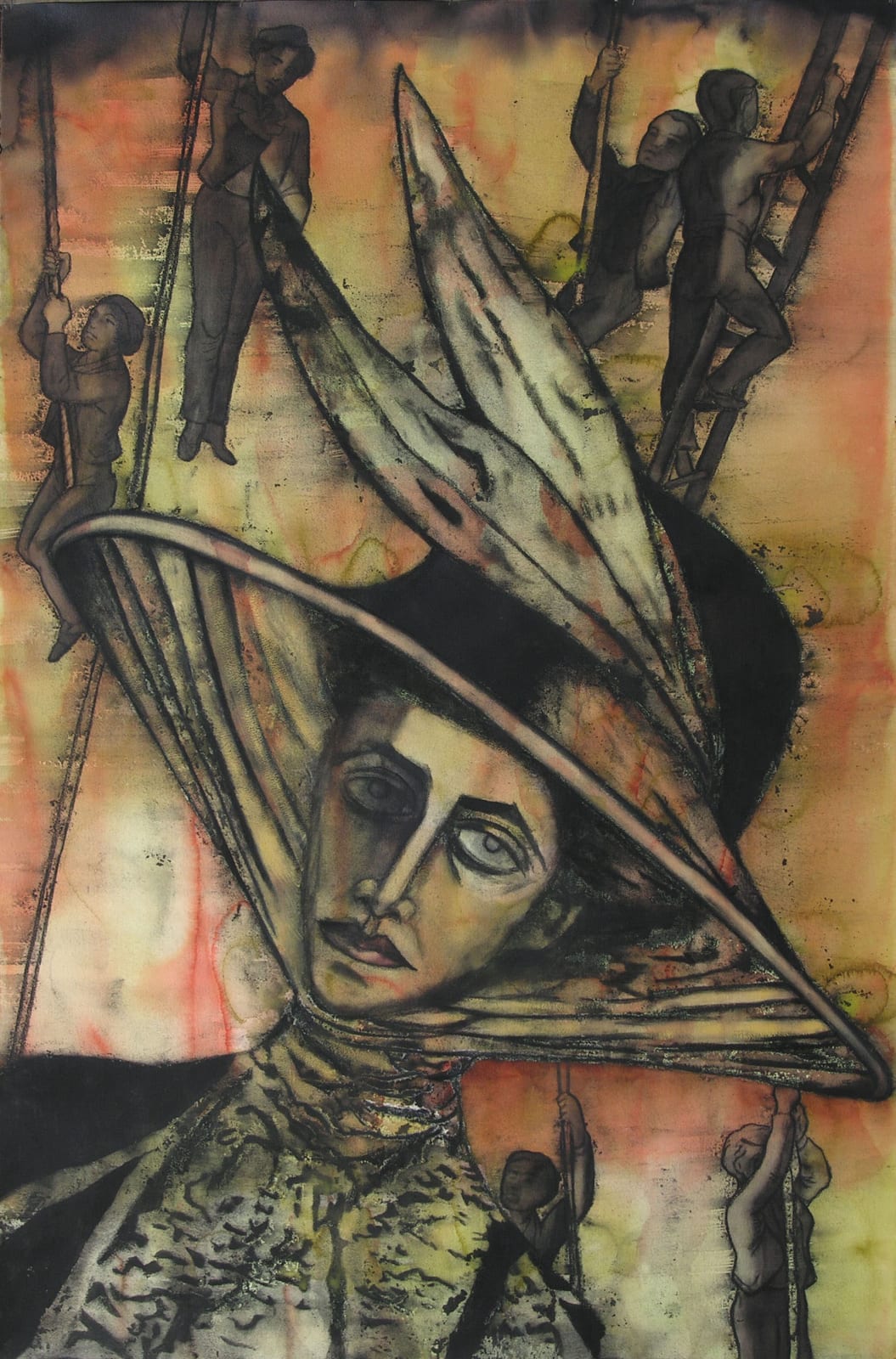 Anju Dodiya, Dry Run, 2004