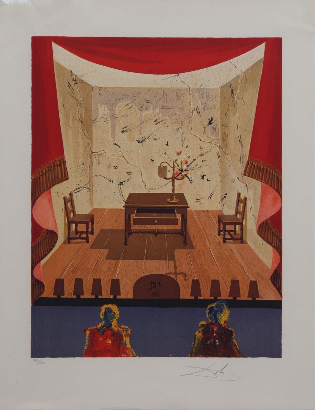 Salvador Dalí, Miserable Flat (Edition 94/160)