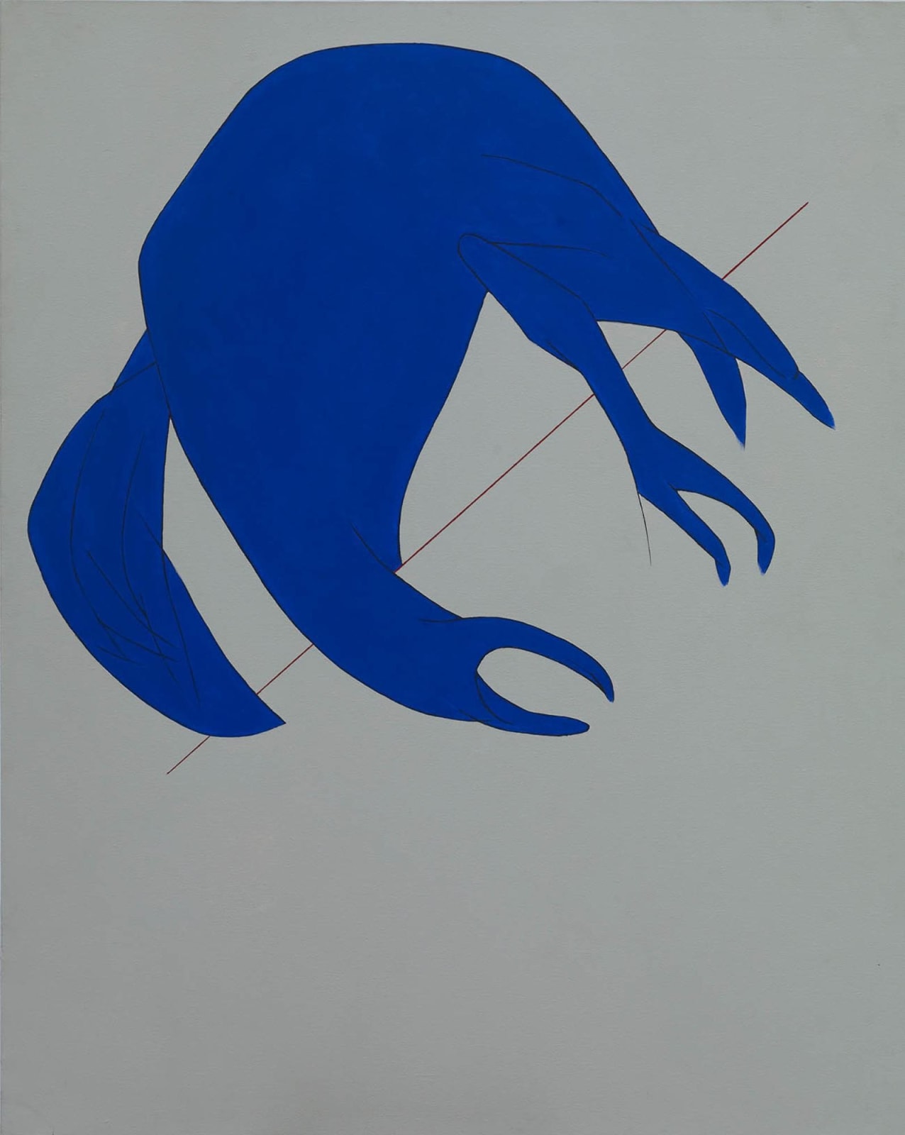 Tyeb Mehta, Untiled (Blue Bird), 2007