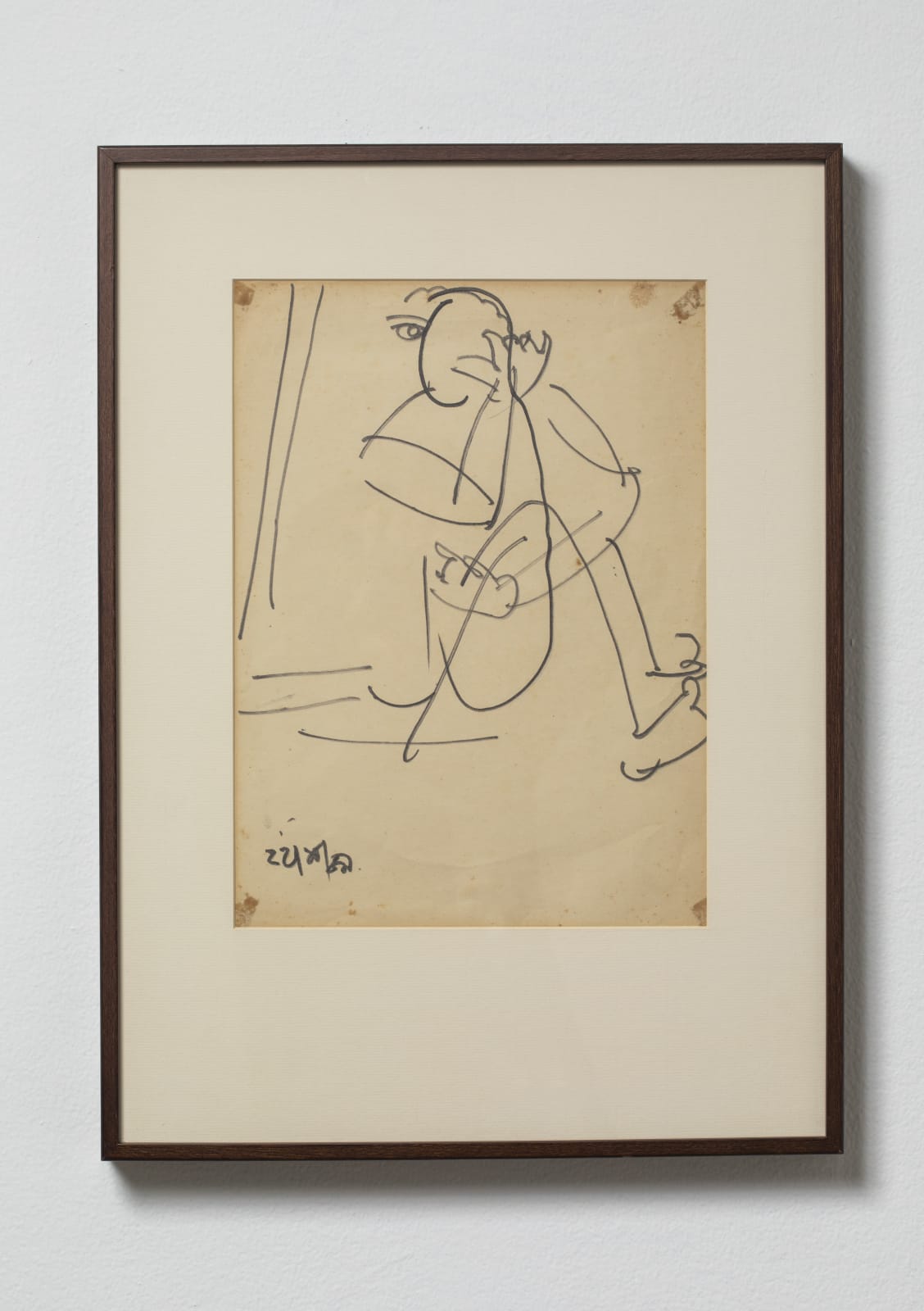 Benode Behari Mukherjee, Seated Figure