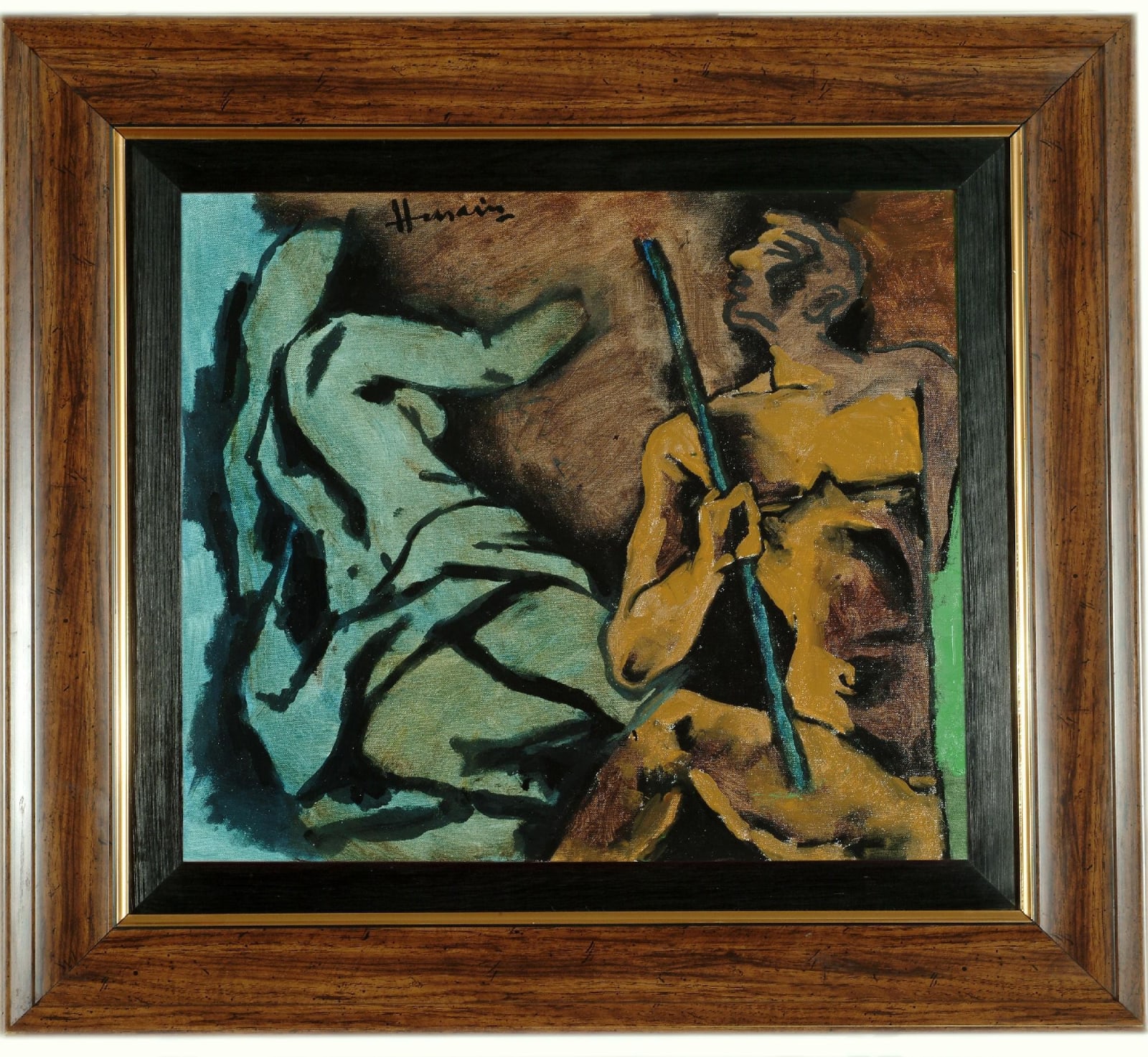 M.F. Husain, New Delhi Suite, 2003