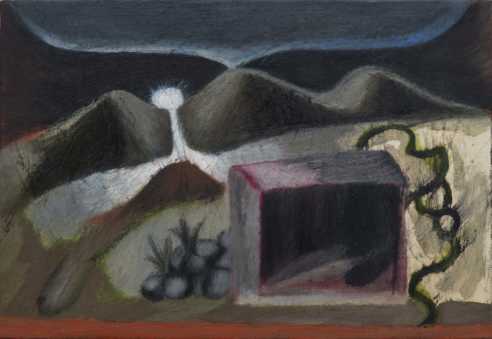 Atul Dodiya, Melting Moon, 2019