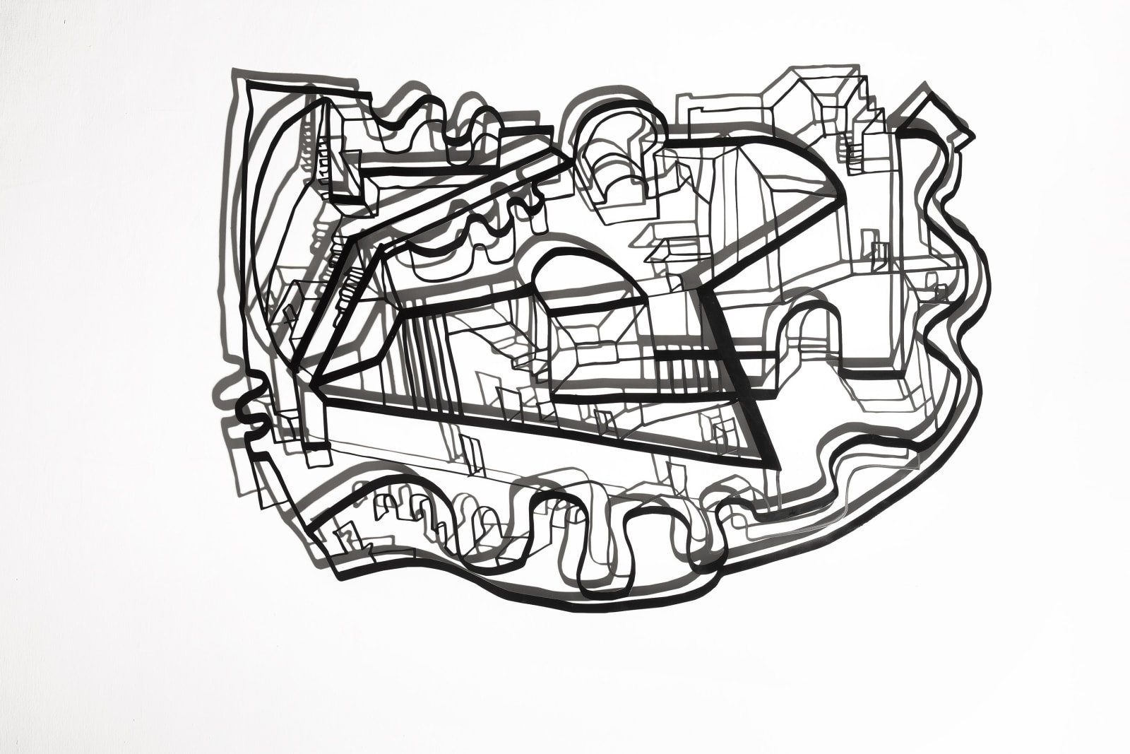 Balkrishna Doshi, Overlay of Dreams - VI, 2022