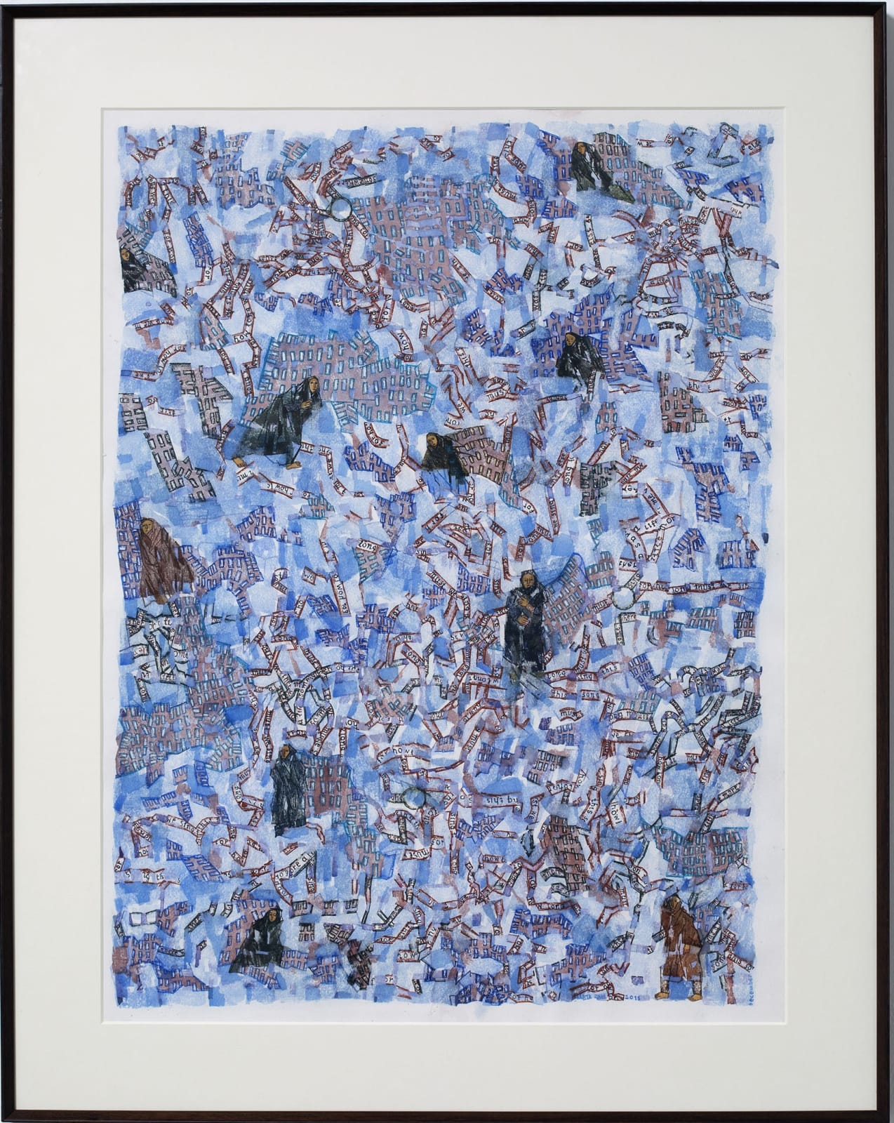 Arpita Singh, Houses Big & Small, 2019