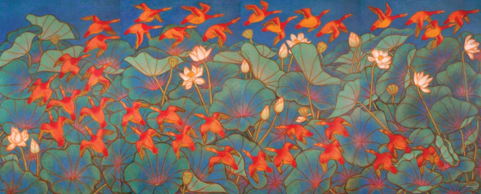 A. Ramachandran, The Flight of Birds, 2014