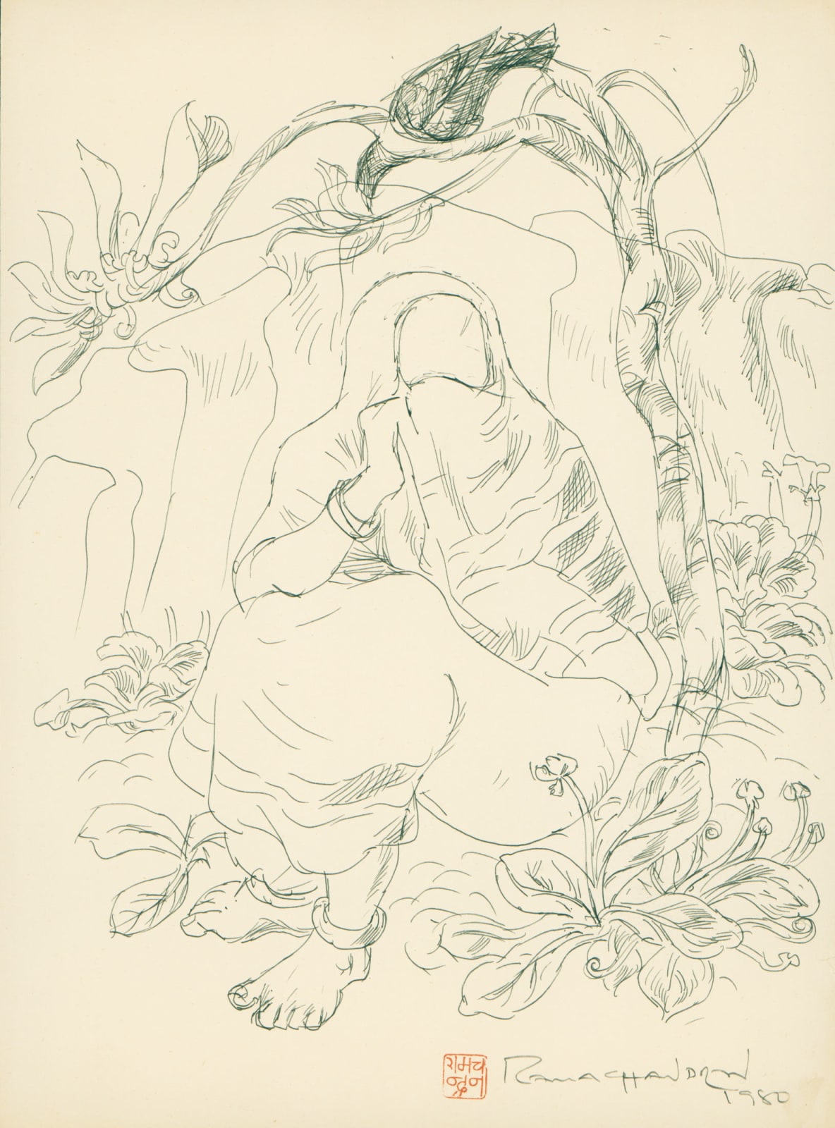 A. Ramachandran, Untitled, 1980