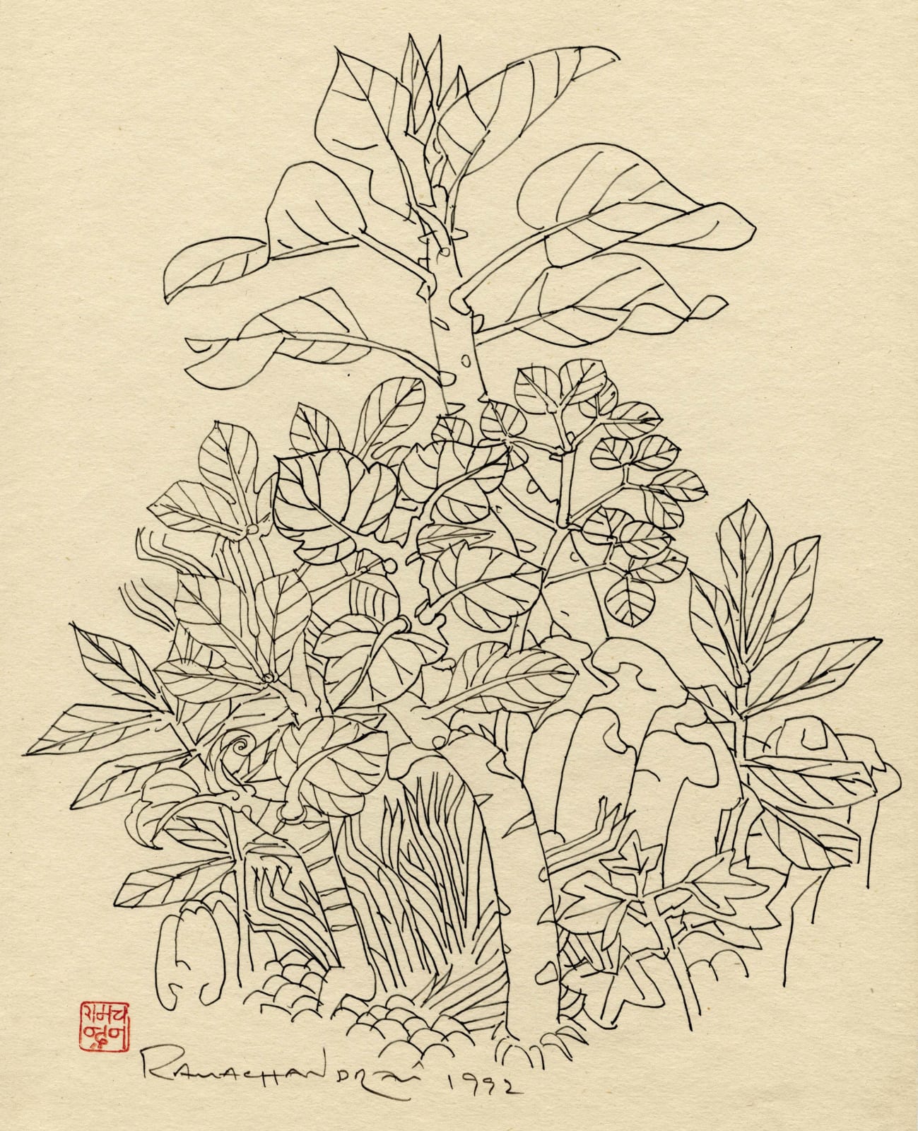 A. Ramachandran, Untitled, 1992