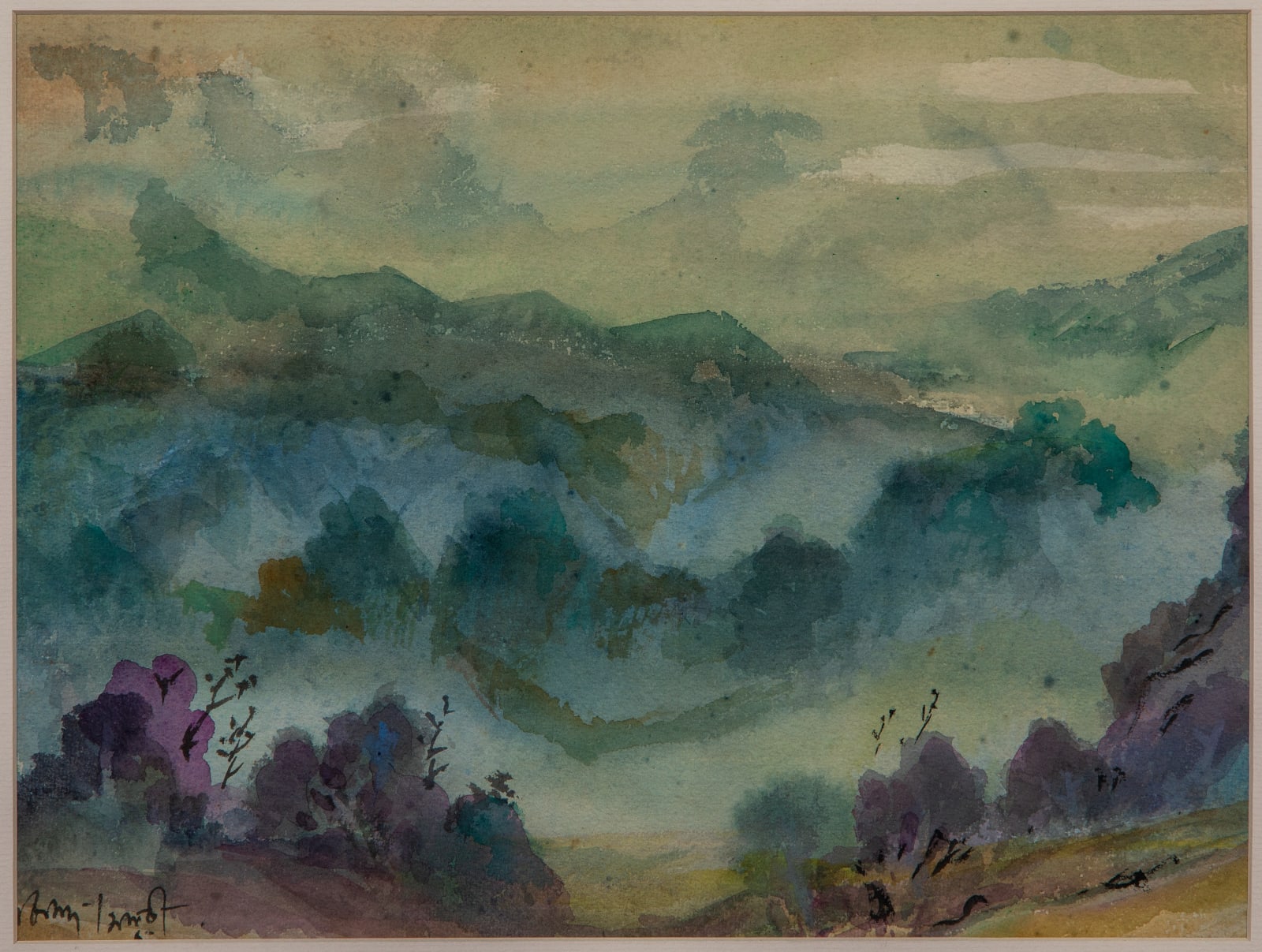 Benode Behari Mukherjee, Mussorie, 1952