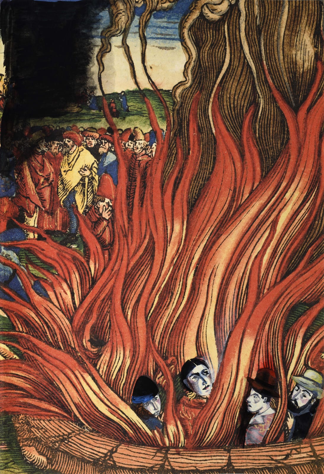 Anju Dodiya, Old Flames, 2016