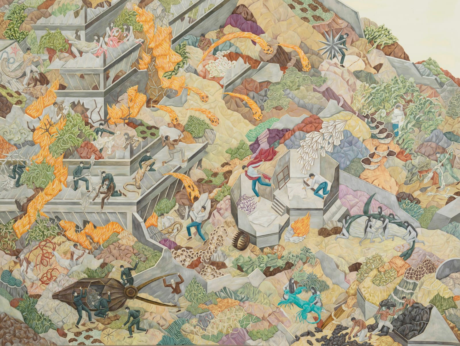 Shrimanti Saha, Fire in the Museum, 2022