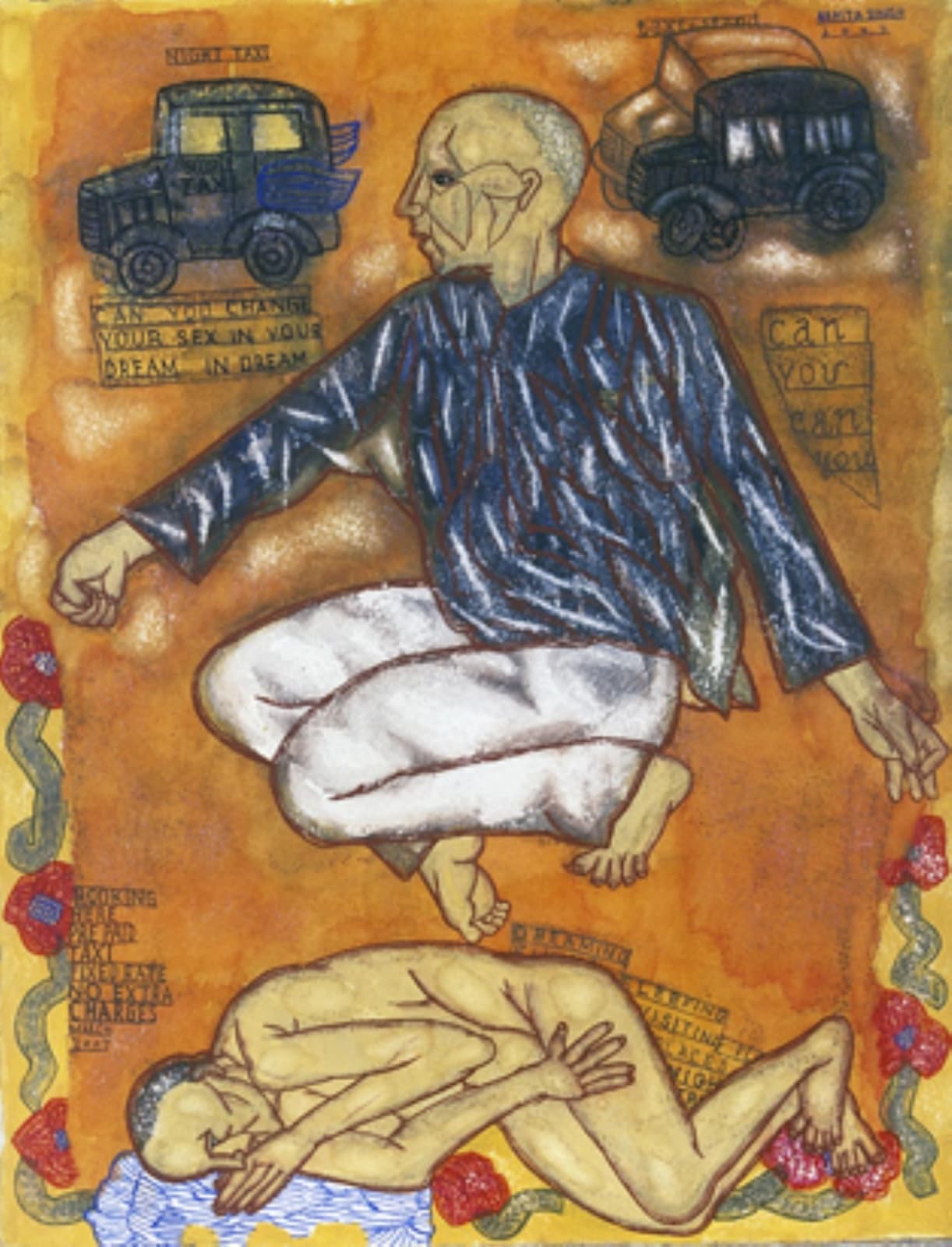 Arpita Singh, Night Cabs, 2007