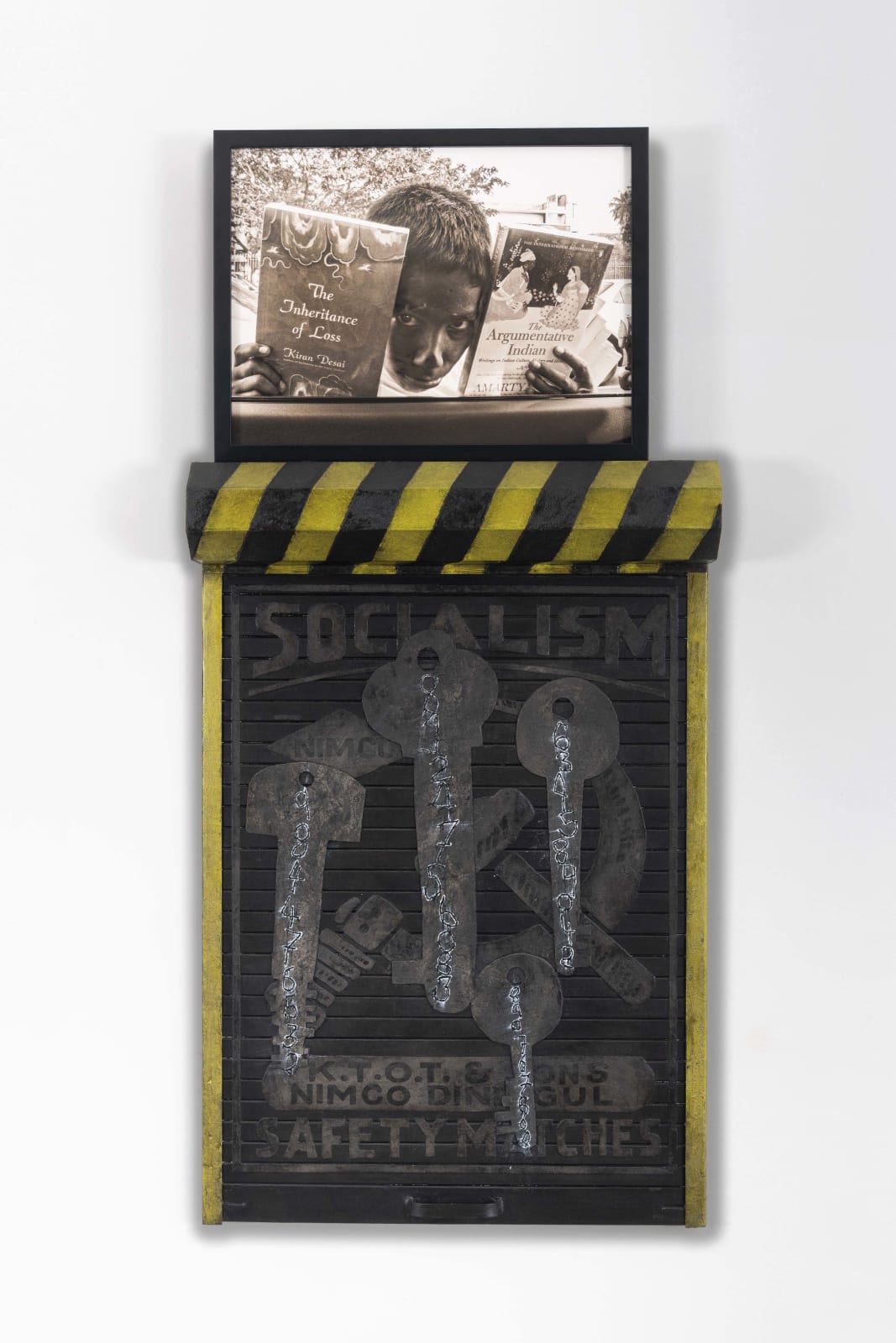 Atul Dodiya, The Safe Match, 2022