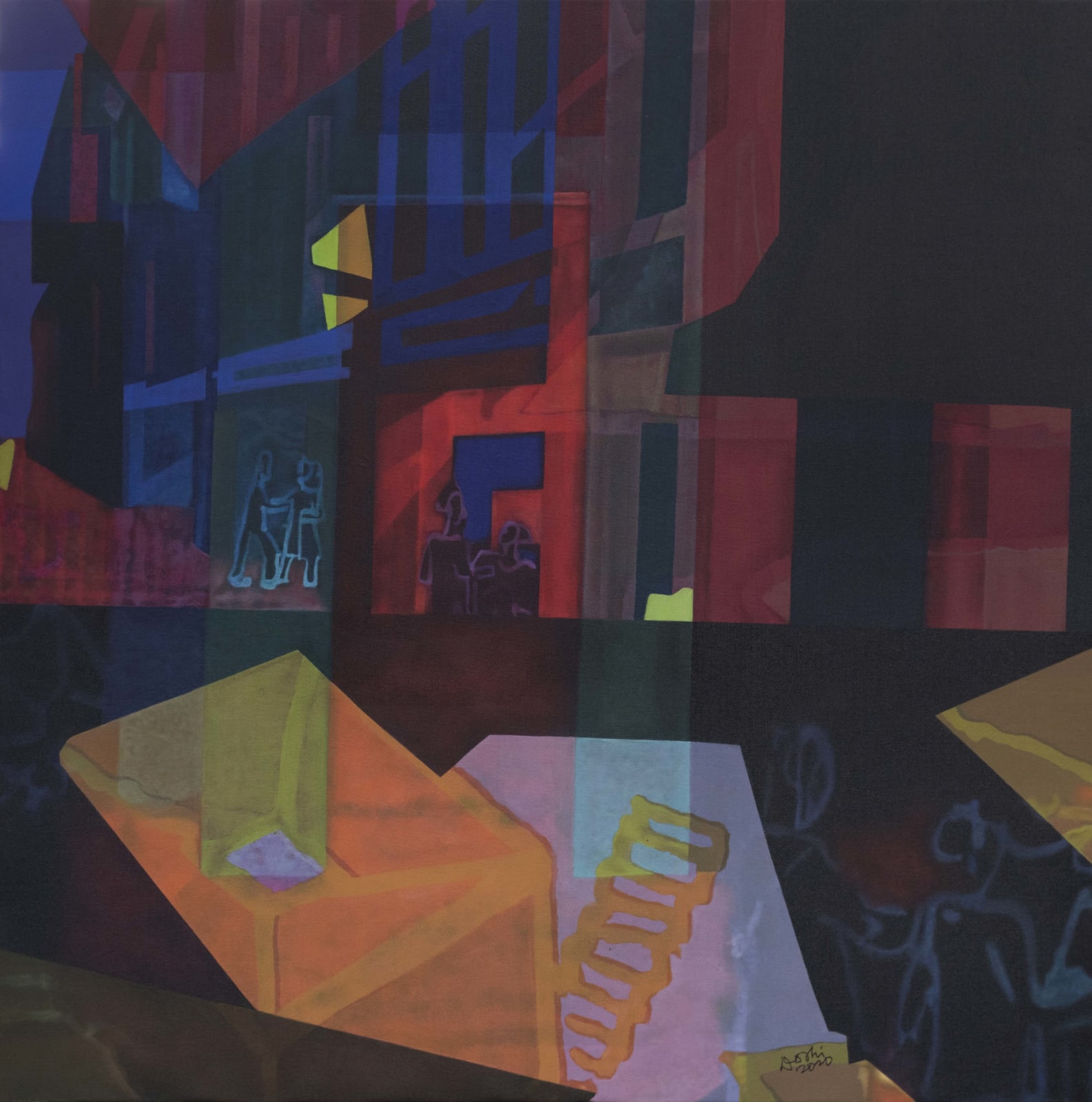 Balkrishna Doshi, Remnants of Memories - I, 2021