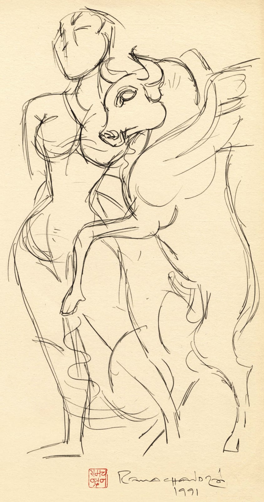 A. Ramachandran, Untitled, 1991