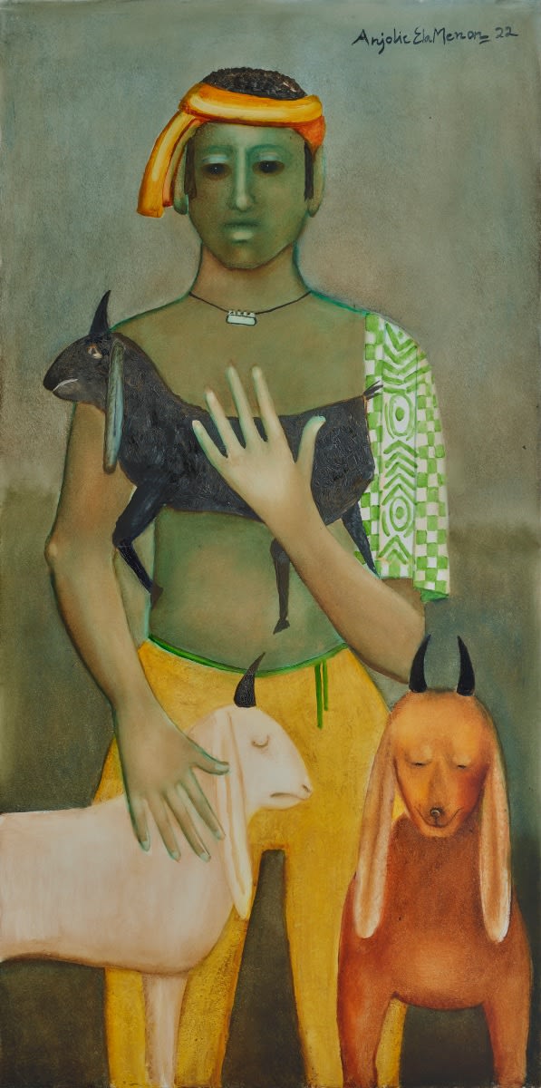 Anjolie Ela Menon, Goatherd, 2022