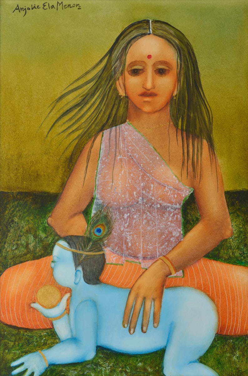 Anjolie Ela Menon, Yashoda with Balagopala, 2022