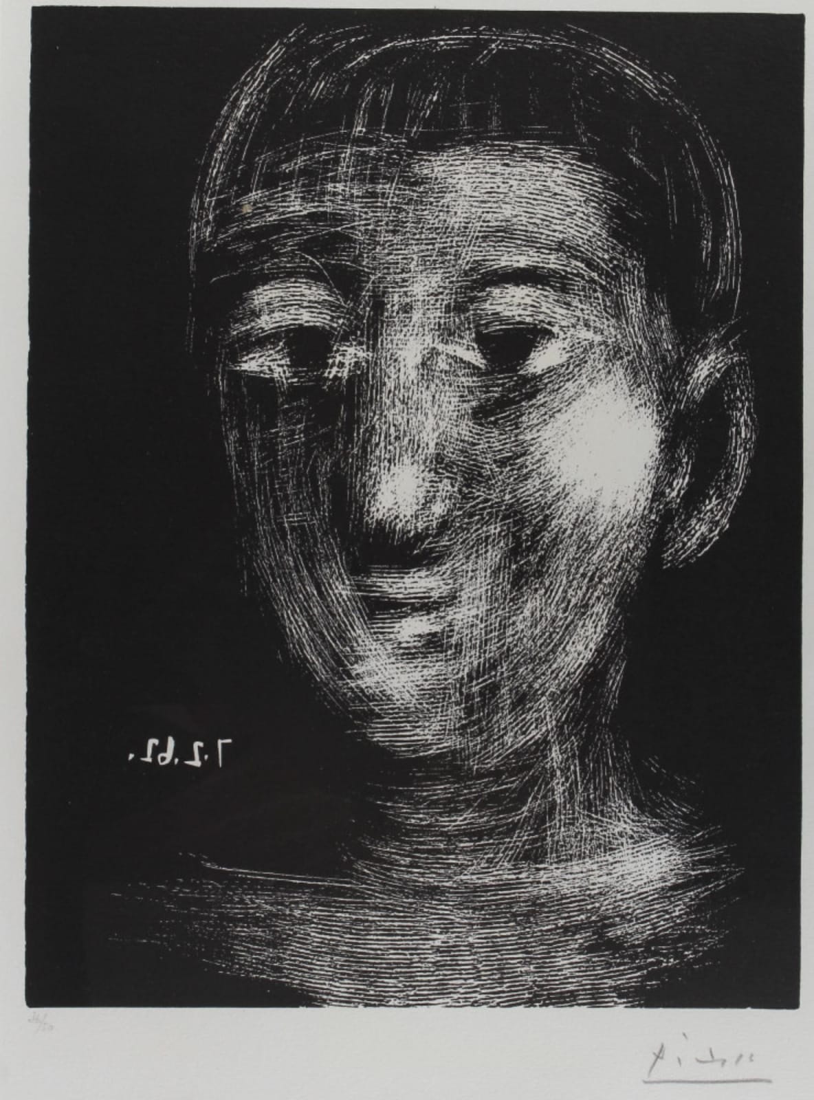 Pablo Picasso, Head of Boy III / Tete de garcon III (Edition :36/50)