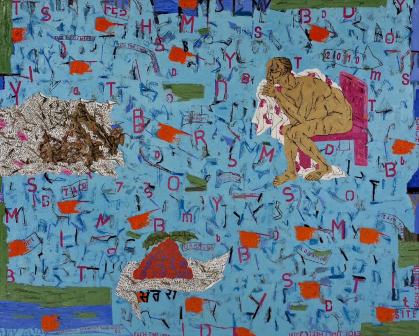 Arpita Singh, Anatolia Oranges, 2010