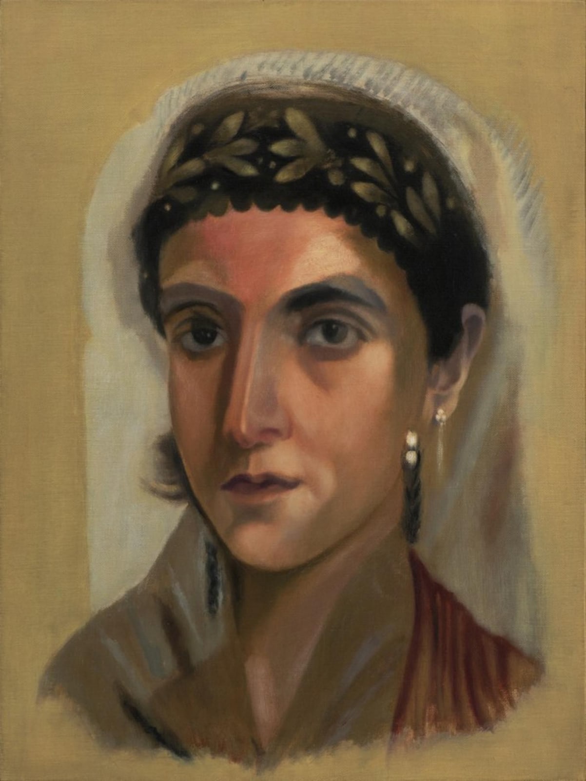 Atul Dodiya, Untitled - IV (Egyptian Girlfriend), 2016