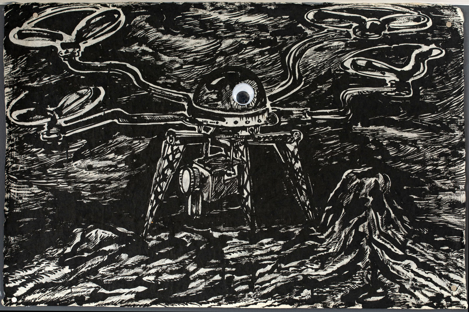 Anupam Roy, Broken Cogs in the machine_0014, 2019