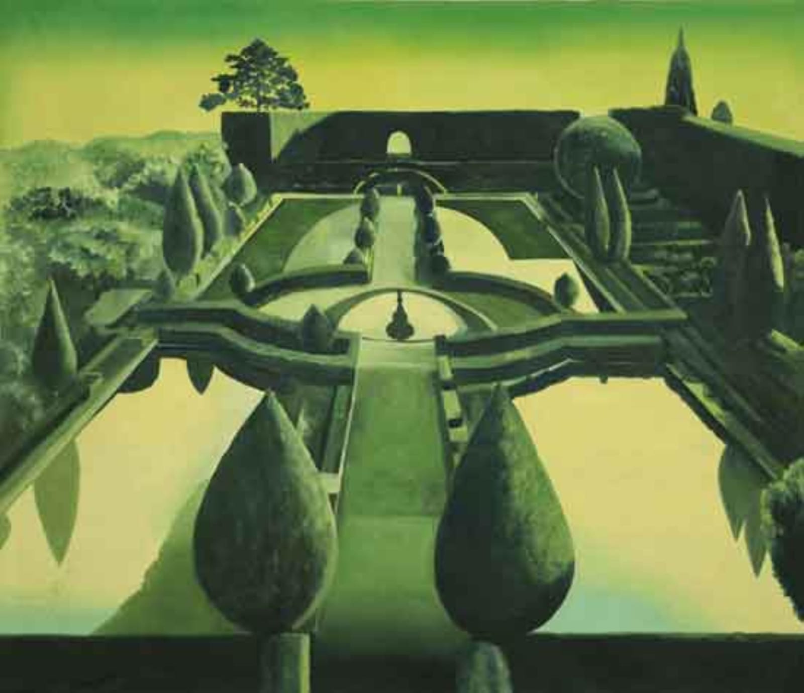 Shibu Natesan, A Park at Twilight, 2012