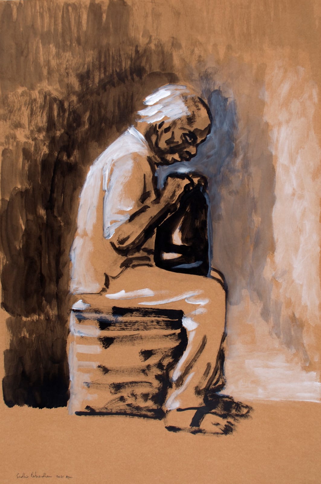Sudhir Patwardhan, Night, 2021