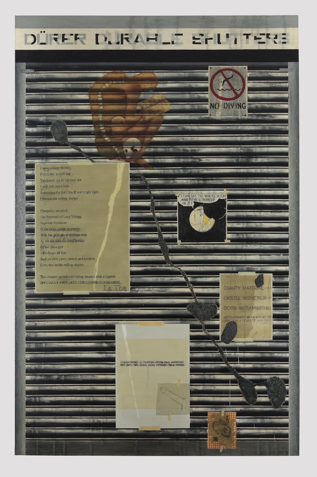 Atul Dodiya, Durer Durable Shutters, 2008 - 2009