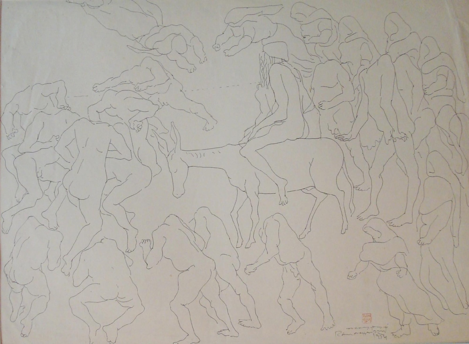 A. Ramachandran, Untitled, 1974