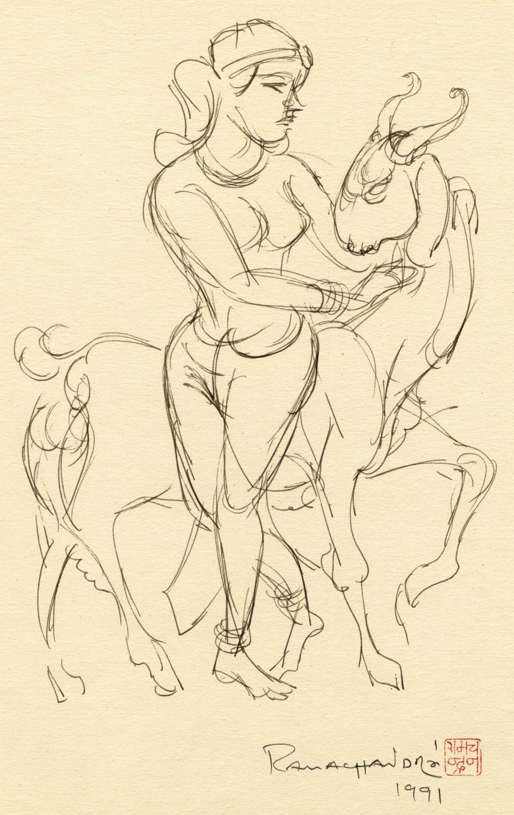 A. Ramachandran, Untitled, 1991