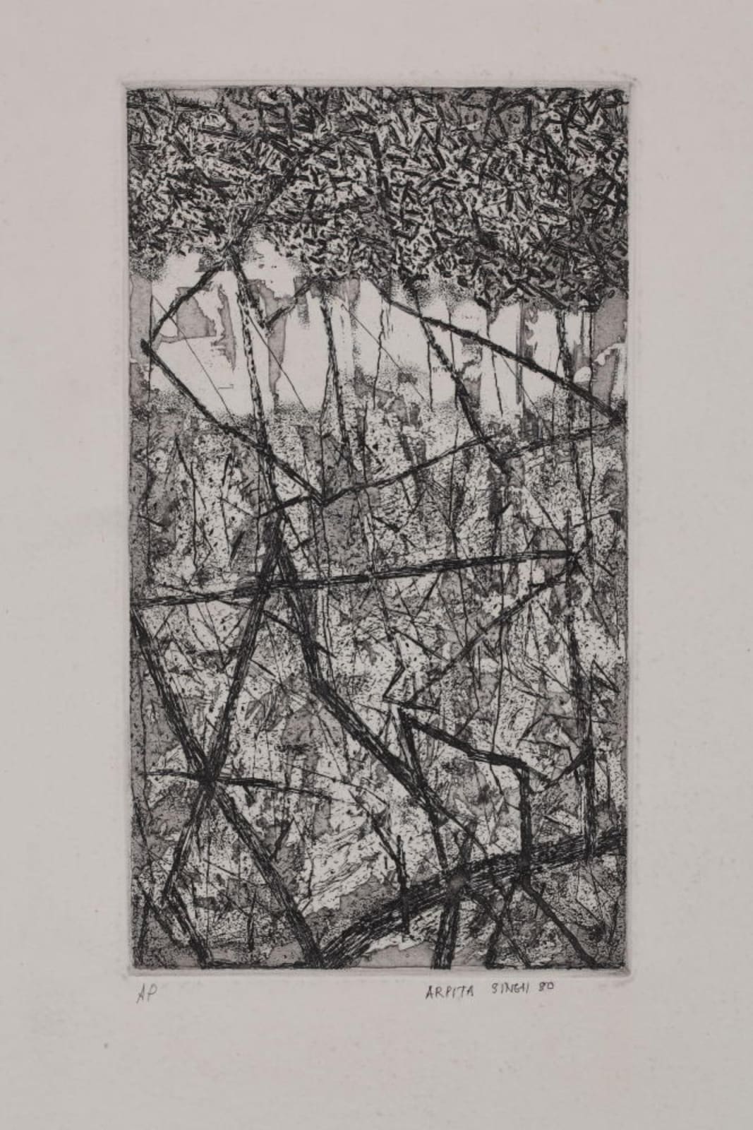 Arpita Singh, Untitled (Edition: A/P), 1980