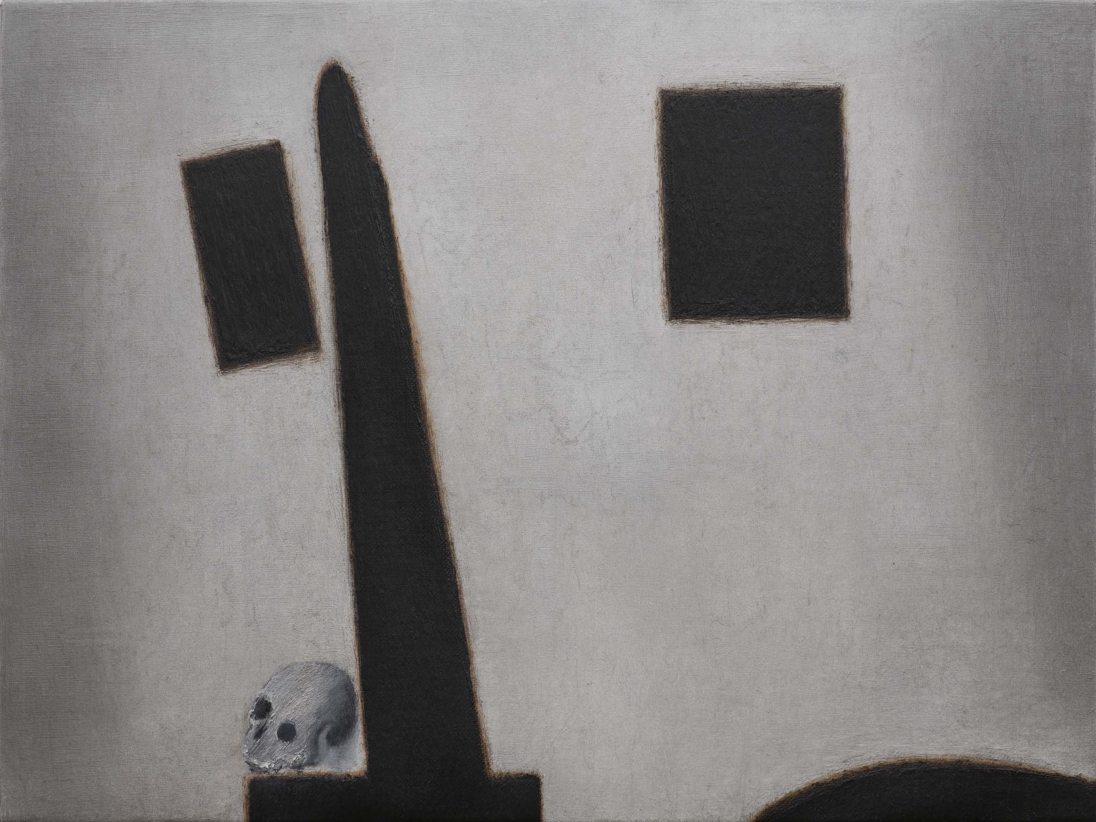 Atul Dodiya, Suspicion Four O' Clock I, 2019