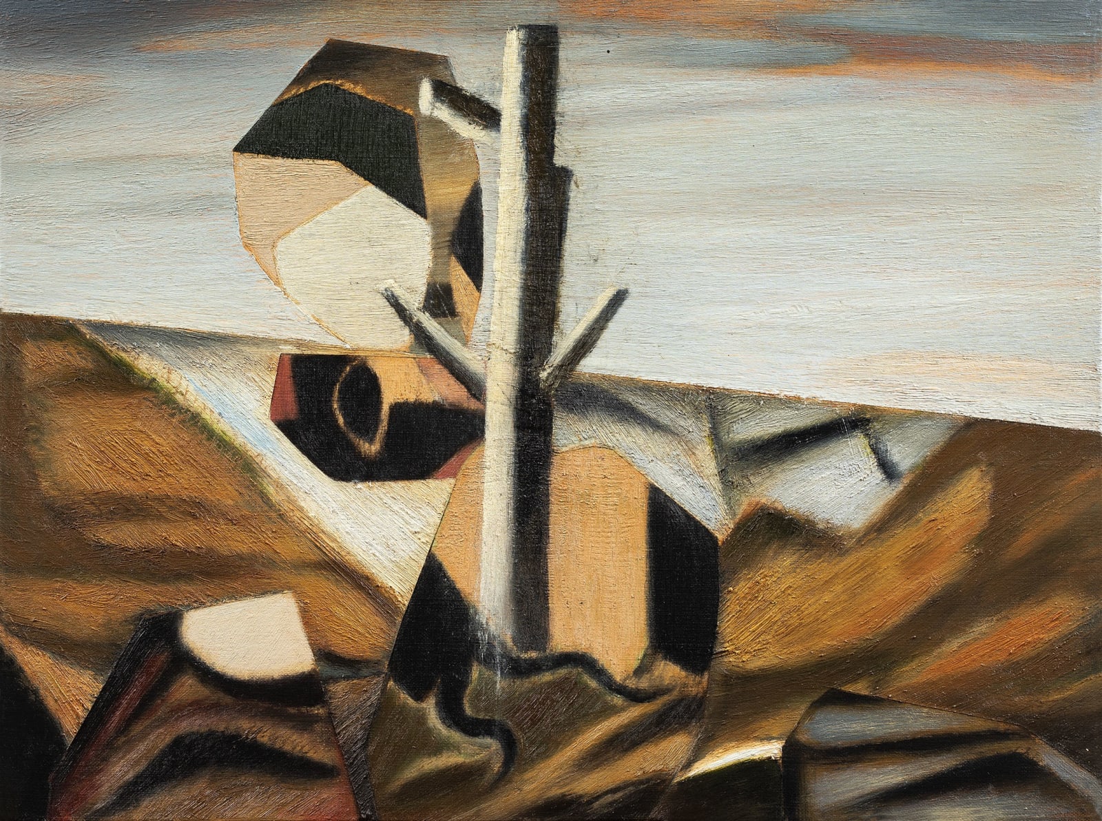 Atul Dodiya, Untitled (One Tree), 2019