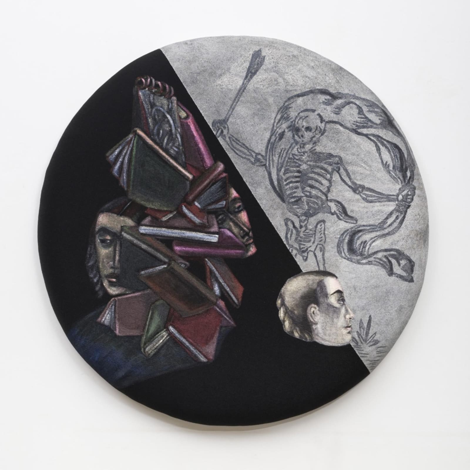 Anju Dodiya, Black Solace, 2017