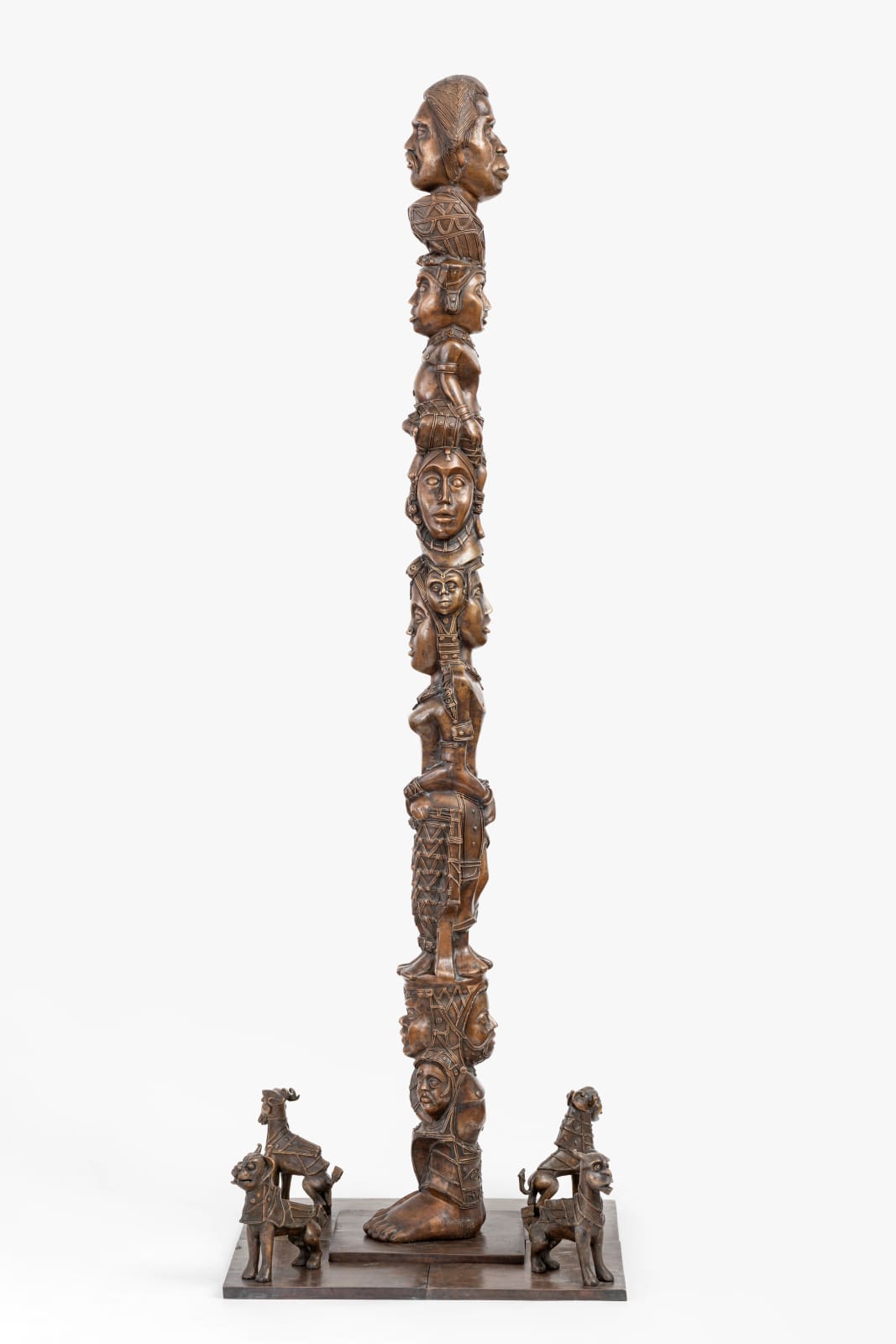 A. Ramachandran, Iconic Self-Portrait with Ramkinkar , 1991
