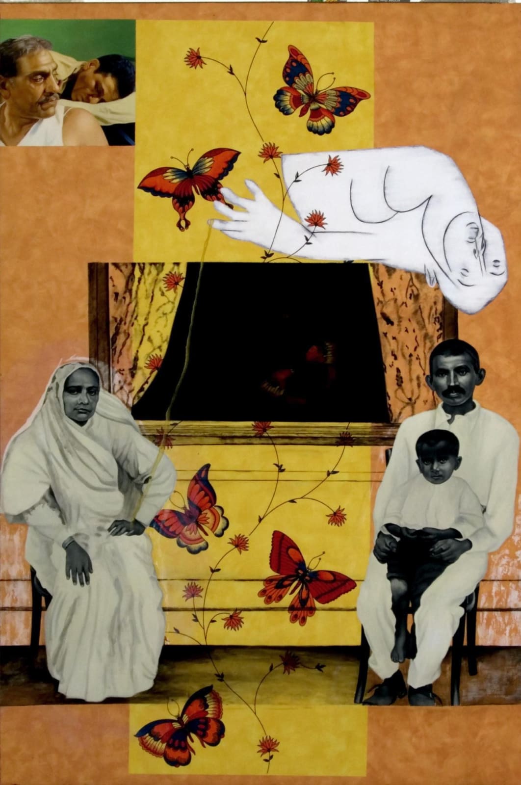 Atul Dodiya, Bloodline, 2004