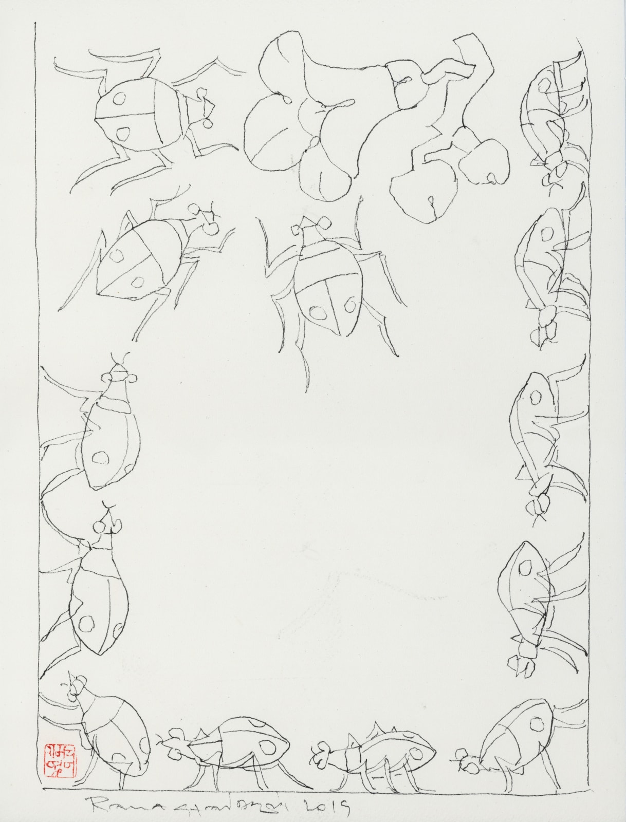 A. Ramachandran, Untitled, 2019
