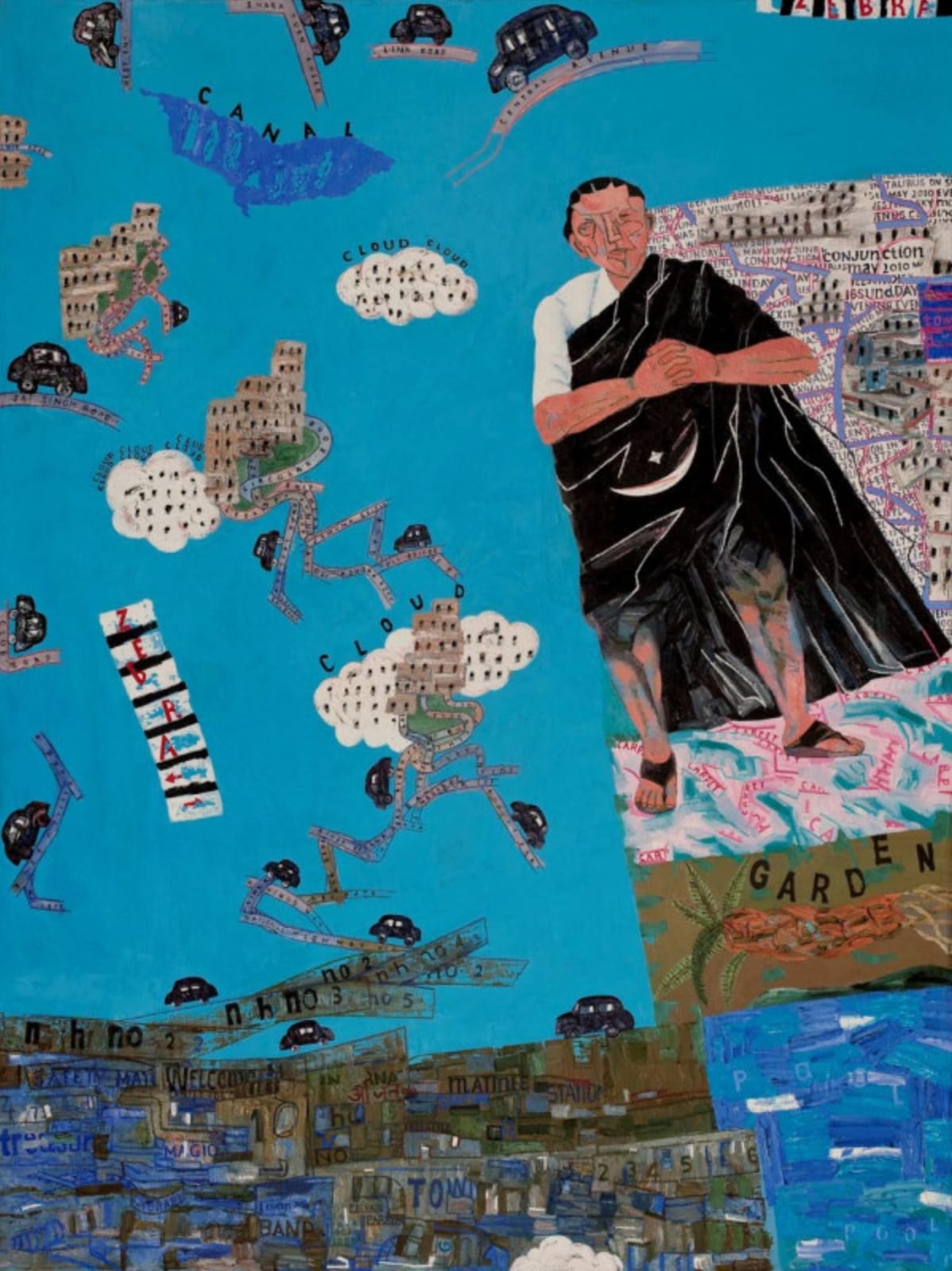 Arpita Singh, Evening Sky, 2010