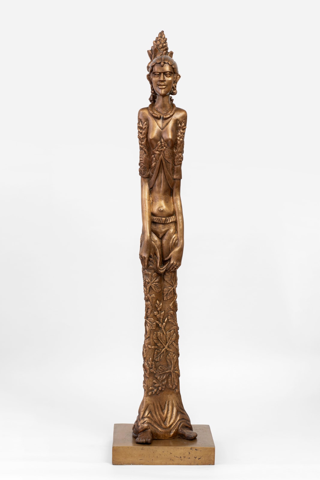 A. Ramachandran, Basant: Roski with Palash Tree and Chameleon , 2020