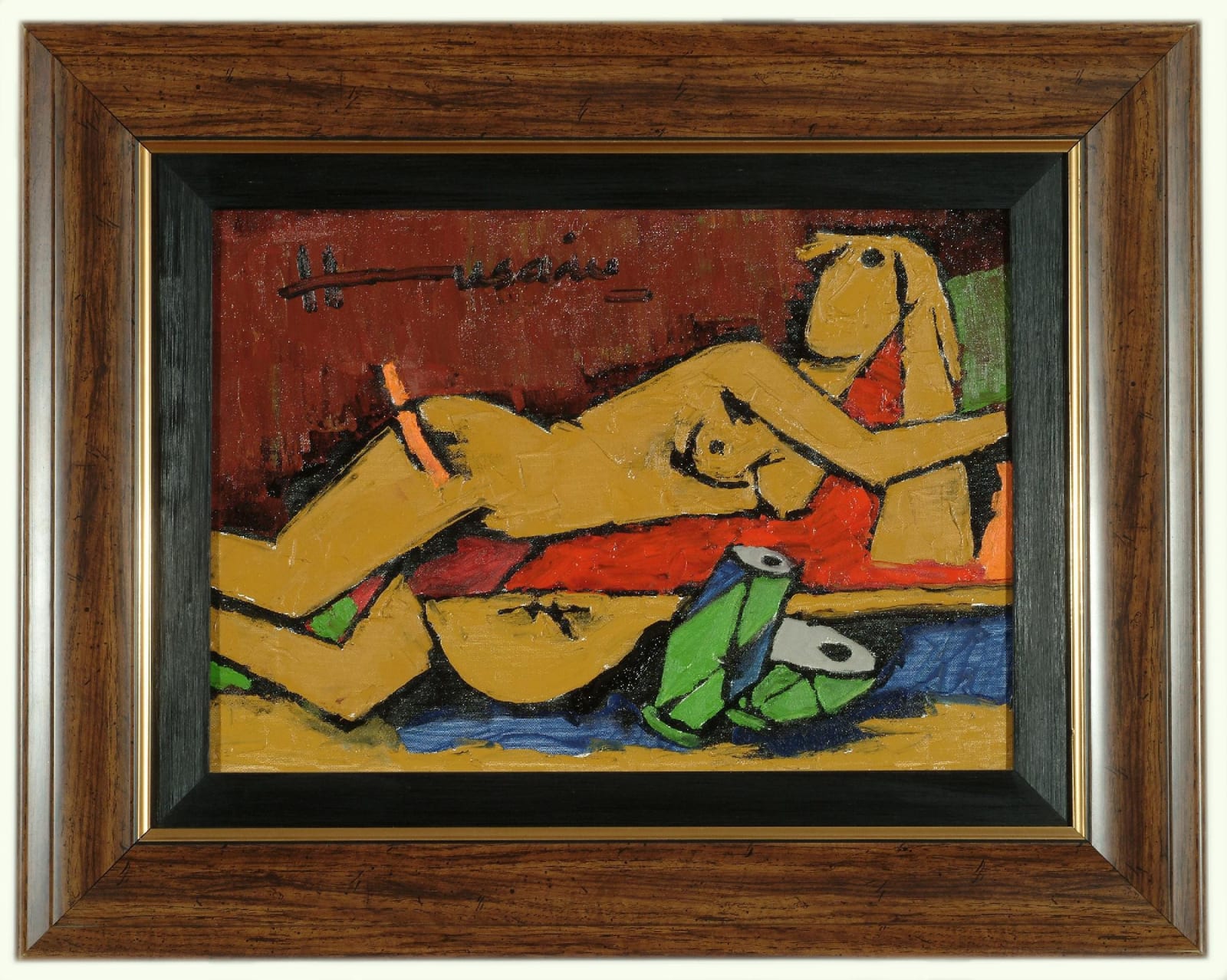 M.F. Husain, New Delhi Suite '88 oils', 2003