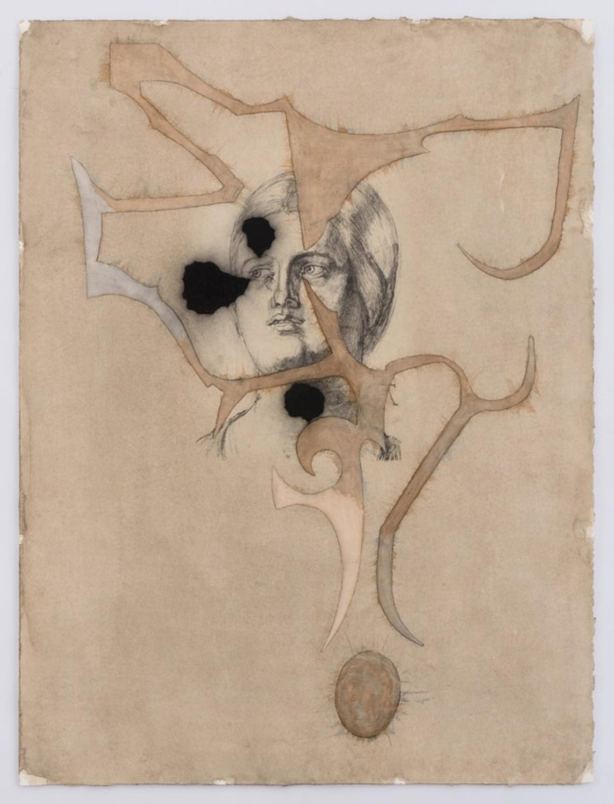 Atul Dodiya, Untitled - VIII (German Girlfriend), 2016